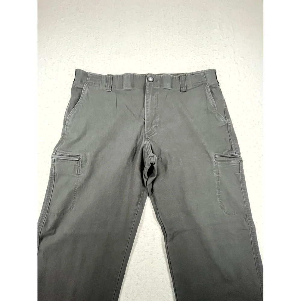 Lee Extreme Motion Cargo Pants Mens 40x32 Gray Comfort Regular Fit Straight Leg